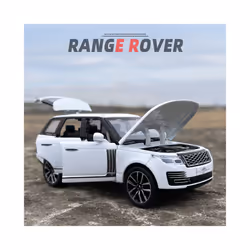 1/32 Range Rover Sports SUV Alloy Car Model Diecasts Metal Off-road Vehicles Car Model Simulation Sound - Black