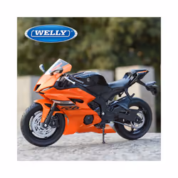 1:12 2020 Yamaha YZF-R6 Black Die Cast Vehicles Collectible Hobbies Motorcycle - Black