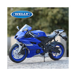 1:12 2020 Yamaha YZF-R6 Black Die Cast Vehicles Collectible Hobbies Motorcycle - Blue