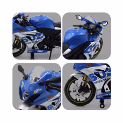 1:12 Suzuki GSX-R1000R Alloy Racing Motorcycle Model Diecast Street Cross-Country - GSX Red Foam box