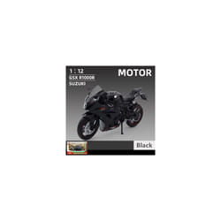 1:12 Suzuki GSX-R1000R Alloy Racing Motorcycle Model Diecast Street Cross-Country - GSX Black Retail box