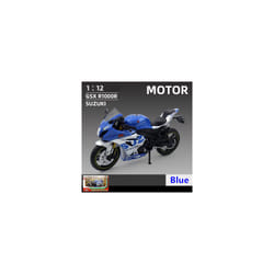 1:12 Suzuki GSX-R1000R Alloy Racing Motorcycle Model Diecast Street Cross-Country - GSX Blue Retail box