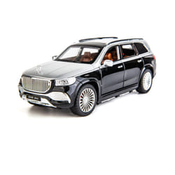 1:24 Maybach GLS GLS600 Alloy Luxy Car Model Simulation Diecasts Metal Toy Vehicles Car Model Sound - Black with silvery
