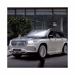 1:24 Maybach GLS GLS600 Alloy Luxy Car Model Simulation Diecasts Metal Toy Vehicles Car Model Sound - White