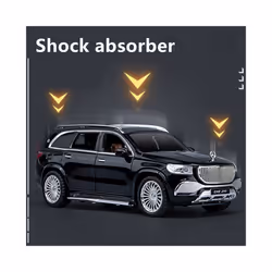 1:24 Maybach GLS GLS600 Alloy Luxy Car Model Simulation Diecasts Metal Toy Vehicles Car Model Sound - White