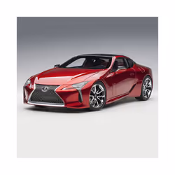 1:32 LC500 Alloy Sports Car Model Diecast Metal Toy Racing Vehicle Car Model Simulation Sound and Light - Red