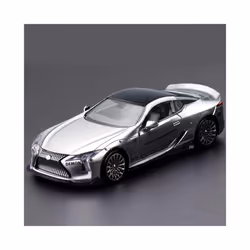 1:32 LC500 Alloy Sports Car Model Diecast Metal Toy Racing Vehicle Car Model Simulation Sound and Light - Silvery