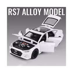 1:32 Audi RS7 Sportback Alloy Model Car Toy Diecasts Metal Casting Sound and Light Car Toys For Children - White