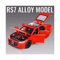 1:32 Audi RS7 Sportback Alloy Model Car Toy Diecasts Metal Casting Sound and Light Car Toys For Children - Red