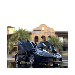 1:32 Laferrari Alloy Sports Car Model Diecasts Metal Toy Vehicles Car Model High Simulation Sound and - Black