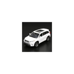 1:32 Toyota Highlander SUV Alloy Car Model Diecasts & Toy Metal Off-road Vehicles Car Model High Simulation - White