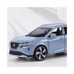 1:32 Nissan X-TRAIL SUV Alloy Car Model Diecast Metal Toy Off-road Vehicles Car Model Simulation Sound - Black