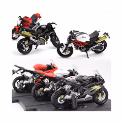 6 Type Crazy Magic Finger Alloy Motorcycle Model 1:16 Simulation Bend Road Mini Racing Toys Adult Collection Gifts - A