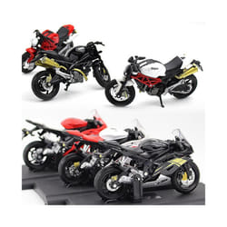 6 Type Crazy Magic Finger Alloy Motorcycle Model 1:16 Simulation Bend Road Mini Racing Toys Adult Collection Gifts - E
