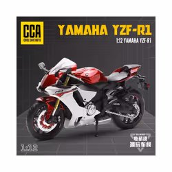 CCA 1:12 Yamaha YZF-R1 Classic Motorcycle Model Alloy Car Model Toy Car Casting Collection Toy Gift - 1-12 Yamaha YZF-R1