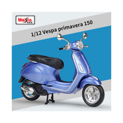 Maisto 1:12 Vespa Primavera 150 Alloy Motorcycle Model Simulation Diecast - Blue