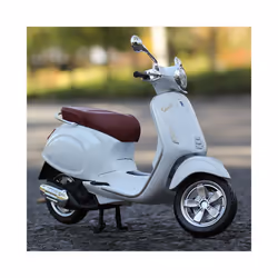 Maisto 1:12 Vespa Primavera 150 Alloy Motorcycle Model Simulation Diecast - White