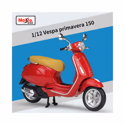 Maisto 1:12 Vespa Primavera 150 Alloy Motorcycle Model Simulation Diecast - Red