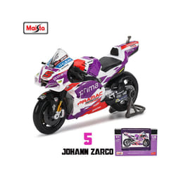 Maisto 1:18 2022 Ducati Pramac Racing #5 Zarco #89 Martin Licensed Simulation - 5 Johann Zarco