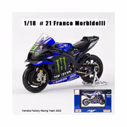 Maisto 1:18 2022 Ducati Pramac Racing #5 Zarco #89 Martin Licensed Simulation - 21 Franco Morbidelli