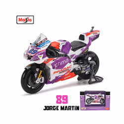Maisto 1:18 2022 Ducati Pramac Racing #5 Zarco #89 Martin Licensed Simulation - 21 Franco Morbidelli