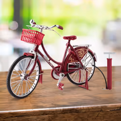 1/10 Scale Bike Model, Diecast Mini, Alloy Classical Bike Toy Metal Bike Vintage for Home Indoor