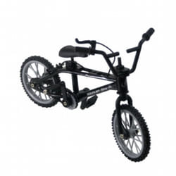In 1/10 Bicycle Accessories Mini Simulation Parallel Bar Bicycle Accessories TRX4 Alloy Model Toy Gift Decoration