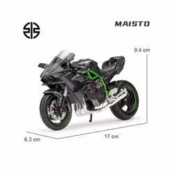 1/12 BMW S1000RR Alloy Diecast Motorcycle Model Toys Collection Hobbies - KAWASAKI NINJA H2R