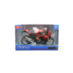 1/12 BMW S1000RR Motorcycle Toy 1:12 RMZ City Diecast Metal Racing Model Super Sport Miniature Collection - Red With Box