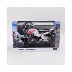 1/12 Honda CB1300SF Alloy Cross-country Motorcycle Model Metal Simulation - White retail box