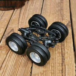 1/24 Truck Conversion Parts Rear Wheel DIY Material Truck Accessories Display Collection Scene Matching Semi Truck Accessories