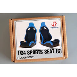 1/24 Resin Retrofit For Car Models Hobby HD03-0521 Sports Seats  Hand-made Models Resin Racing Car Seats