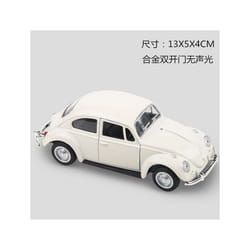 1/36 Scale Diecast Metal Pull Back Action Drives Car Forward Car Model Toy  Christmas Birthday Gifts - WHITE