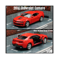 1/36 Chevrolet Camaro Super Sport Toy Car Model 5'' 1:36 RMZ CiTY Diecast Miniature Vehicle Pull Back - 2014 Camaro
