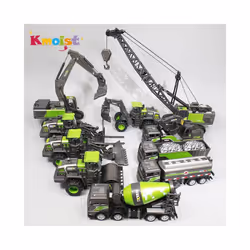 1/50 Model Car Bulldozer Truck Excavator Crane Forklift Construction Engineering Vehicle Toys for Boys - Excavator Model