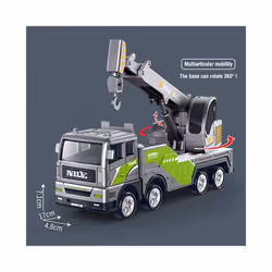 1/50 Model Car Bulldozer Truck Excavator Crane Forklift Construction Engineering Vehicle Toys for Boys - Heavy crane