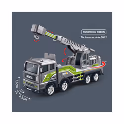 1/50 Model Car Bulldozer Truck Excavator Crane Forklift Construction Engineering Vehicle Toys for Boys - Emergency crane