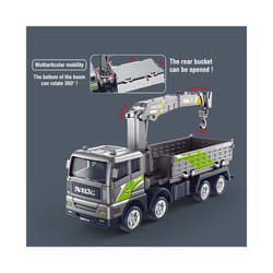 1/50 Model Car Bulldozer Truck Excavator Crane Forklift Construction Engineering Vehicle Toys for Boys - Lifting dump truck