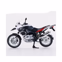 1/9 BMW R1200GS Cross-country Motorcycles Model Diecasts Metal Simulation - White