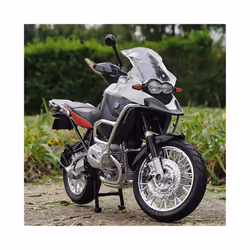 1/9 BMW R1200GS Cross-country Motorcycles Model Diecasts Metal Simulation - Grey
