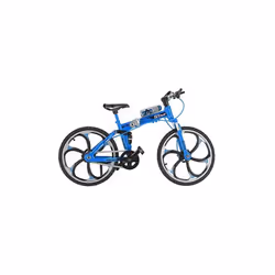 1:10 3D Mini Multi-color Alloy Mountain Racing Bicycle Rotatable Wheel Diecast Model Toy for Decoration Gift - A