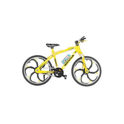 1:10 3D Mini Multi-color Alloy Mountain Racing Bicycle Rotatable Wheel Diecast Model Toy for Decoration Gift - B