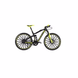 1:10 3D Mini Multi-color Alloy Mountain Racing Bicycle Rotatable Wheel Diecast Model Toy for Decoration Gift - D