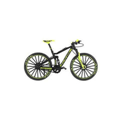 1:10 3D Mini Multi-color Alloy Mountain Racing Bicycle Rotatable Wheel Diecast Model Toy for Decoration Gift - D