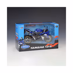 1:10 Kawasaki KX250F Alloy Motorcycle Die-casting Racing Motorcycle Model - YZF-R1 with box