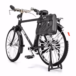 1:10 Bike Classic Bicycle Alloy Toy DIY Assembling Puzzle Gift for Children Model Collection Hobby