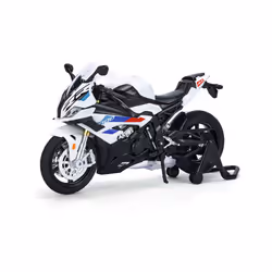 1:12 2023 S1000RR M Version Racing Motorcycle Model Diecast Alloy Metal - White foam box