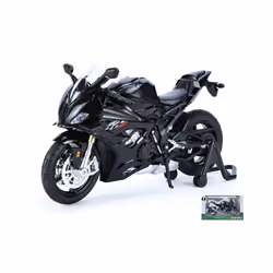 1:12 2023 S1000RR M Version Racing Motorcycle Model Diecast Alloy Metal - Black retail box