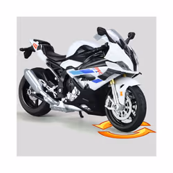 1:12 2023 S1000RR M Version Racing Motorcycle Model Diecast Alloy Metal - Black retail box