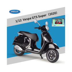 1:12 Vespa GTS Super 2020 Alloy Leisure Motorcycle Model Simulation Metal